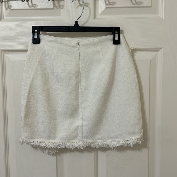 Superdown White Mini Fringe Skirt Revolve - Picture 2 of 3